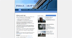 Desktop Screenshot of ferax.capitex.se