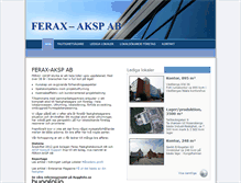 Tablet Screenshot of ferax.capitex.se