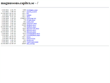 Tablet Screenshot of magnussons.capitex.se