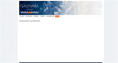Desktop Screenshot of fjallnara.capitex.se